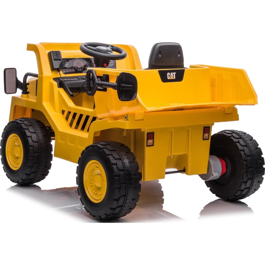 Dječji električni automobil Kamion CAT 60W/4500 mAh žuta/crna