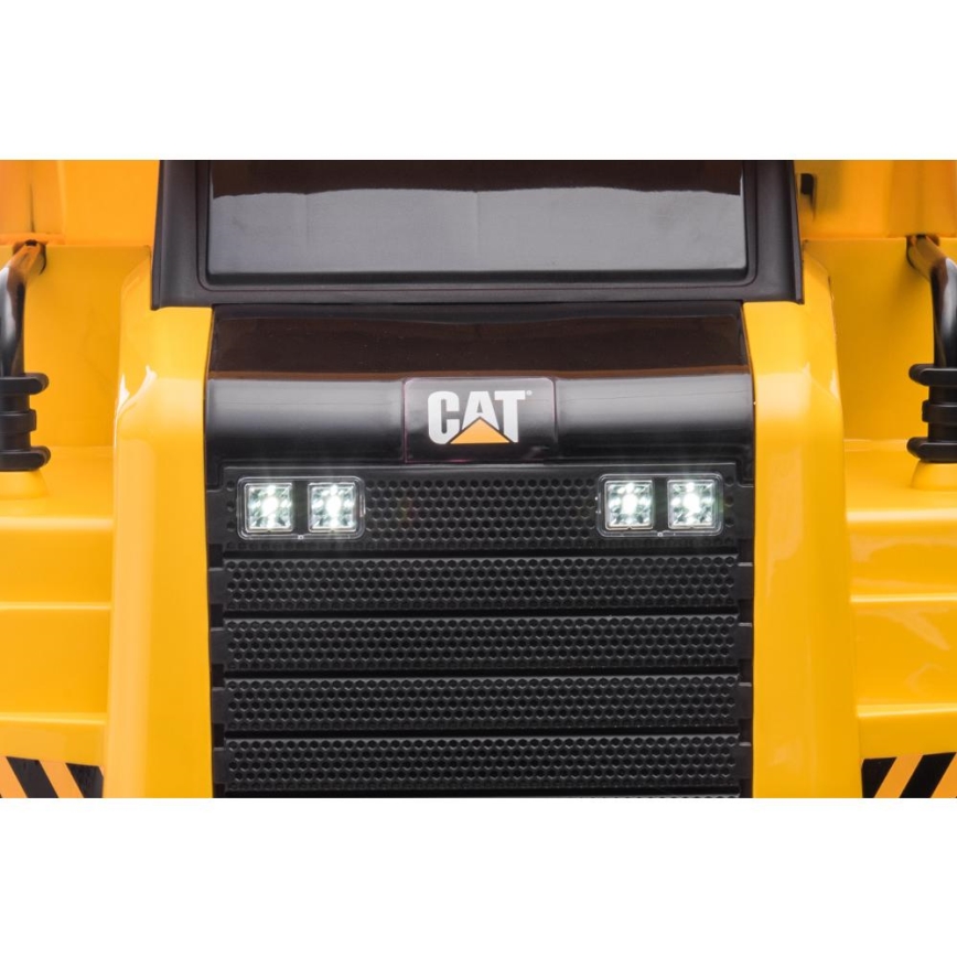 Dječji električni automobil Kamion CAT 60W/4500 mAh žuta/crna