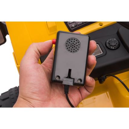 Dječji električni automobil Kamion CAT 60W/4500 mAh žuta/crna