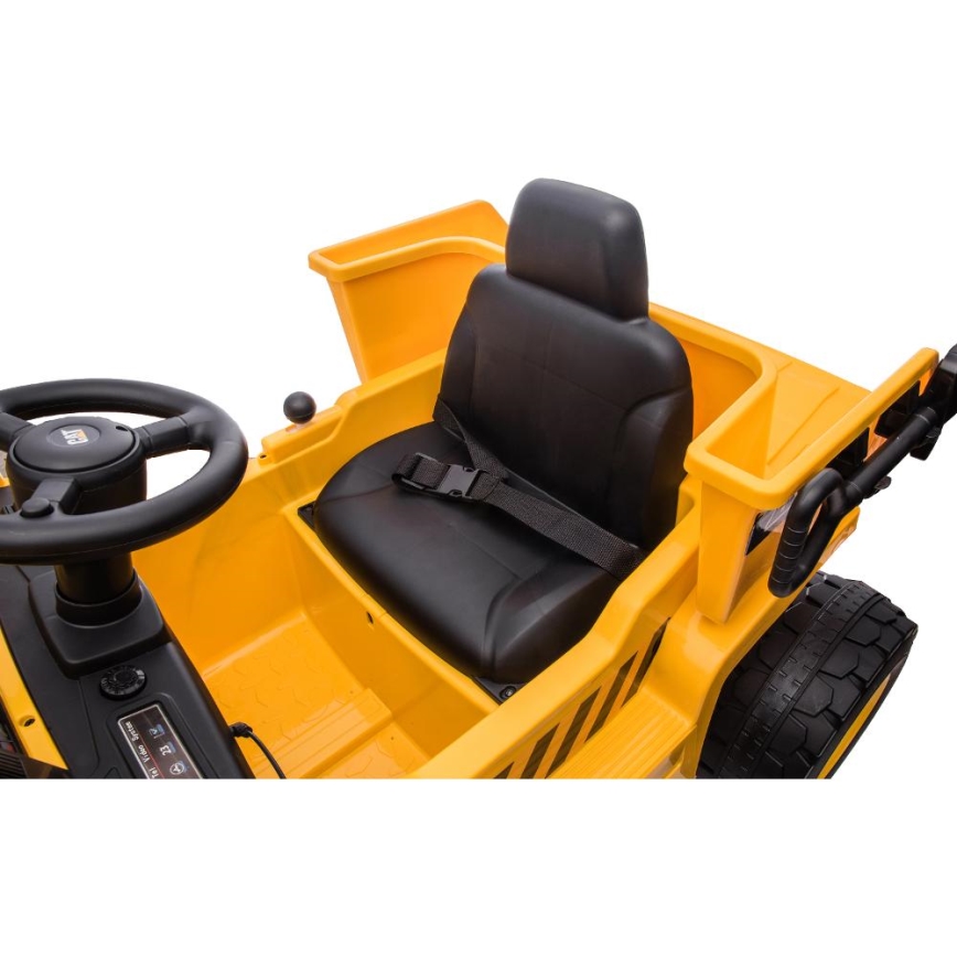 Dječji električni automobil Kamion CAT 60W/4500 mAh žuta/crna