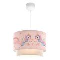 Dječji luster CANDY 1xE27/40W/230V ružičasta