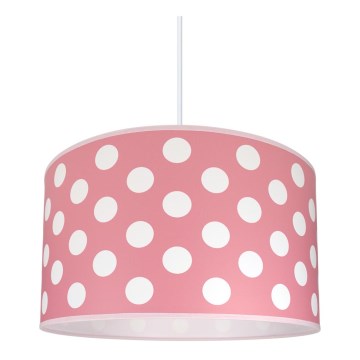 Dječji luster DOTS PINK 1xE27/60W/230V