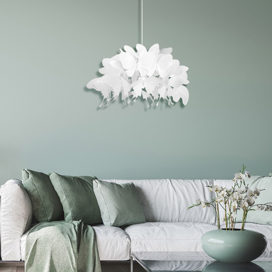 Dječji luster FARFALLA 1xE27/60W/230V bijeli