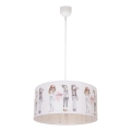Dječji luster GIRLS VIBES 1xE27/60W/230V, promjer 40 cm, za djevojčice