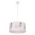 Dječji luster GIRLS VIBES 1xE27/60W/230V Ø 40 cm Obožavam modu