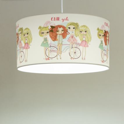 Dječji luster GIRLS VIBES 1xE27/60W/230V Ø 40 cm za djevojčice