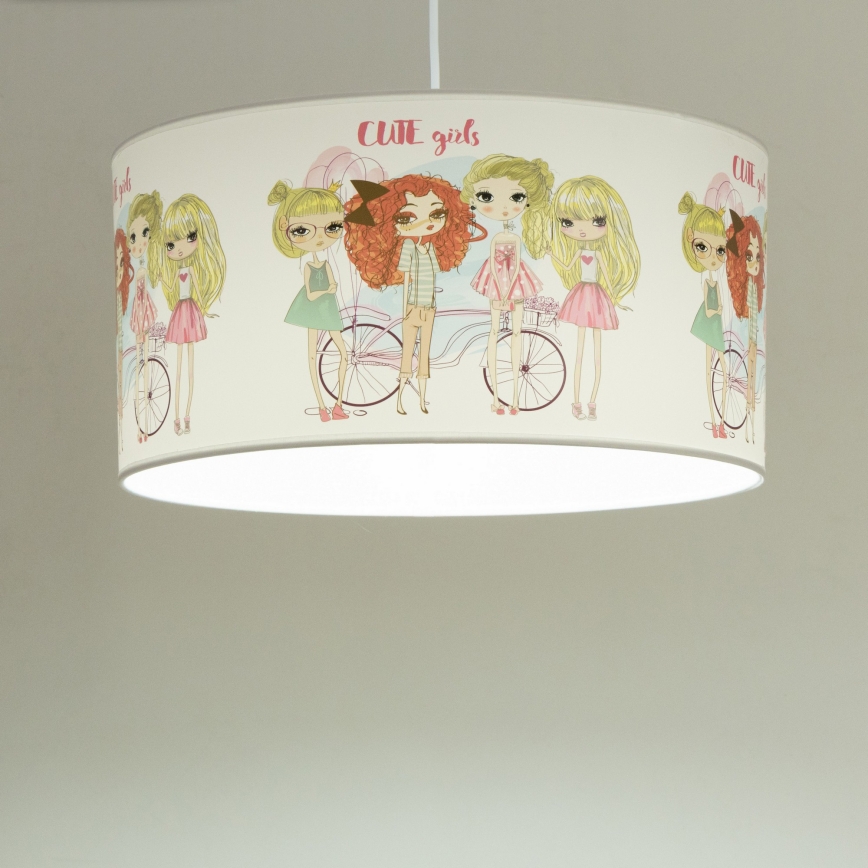 Dječji luster GIRLS VIBES 1xE27/60W/230V Ø 40 cm za djevojčice