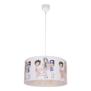 Dječji luster GIRLS VIBES 1xE27/60W/230V Ø 40 cm za djevojčice