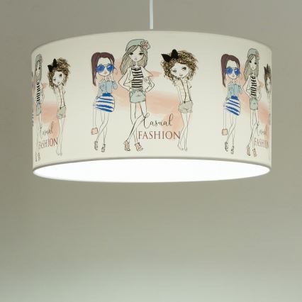 Dječji luster GIRLS VIBES 1xE27/60W/230V Ø 40 cm za djevojčice