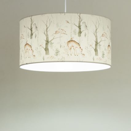 Dječji luster KIDS ROOM 1xE27/60W/230V prečnik 40 cm s motivom životinja