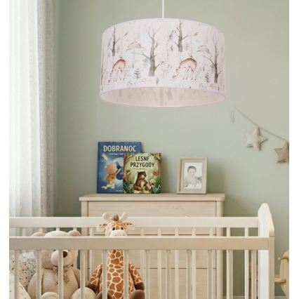 Dječji luster KIDS ROOM 1xE27/60W/230V prečnik 40 cm s motivom životinja