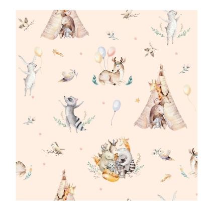 Dječji luster KIDS ROOM 1xE27/60W/230V, promjer 40 cm, s motivom životinja