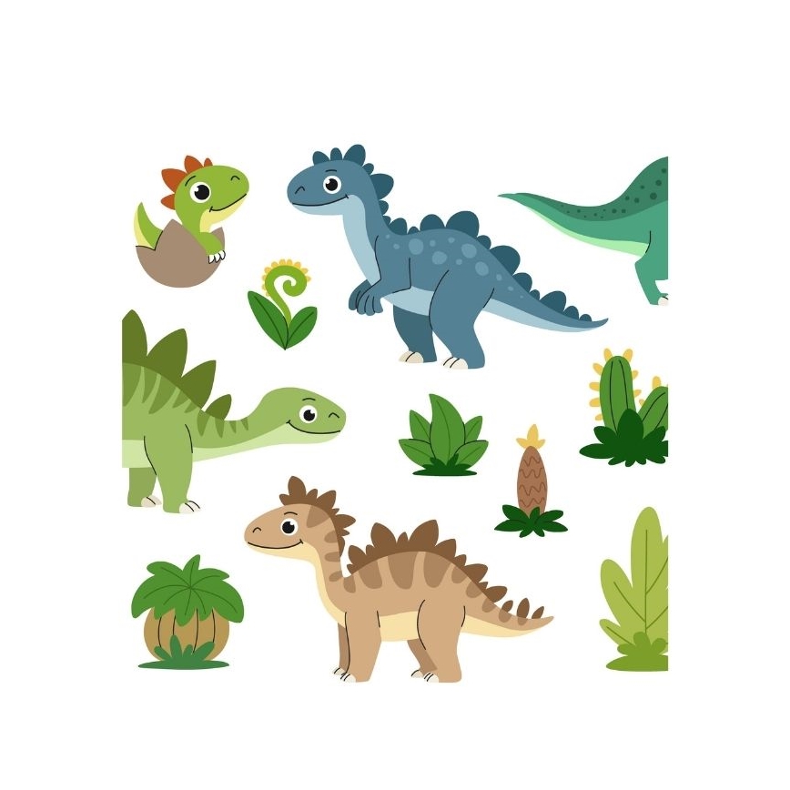 Dječji luster KIDS ROOM 1xE27/60W/230V, Ø 40 cm, dinosaurus