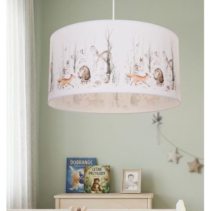 Dječji luster KIDS ROOM 1xE27/60W/230V Ø 40 cm s motivom životinja