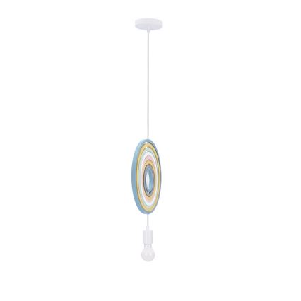 Dječji luster na kabelu HOOPS 1xE27/20W/230V Ø 27 cm, šaren