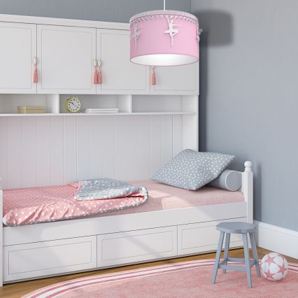Dječji luster na sajli BALETNICA 1xE27/60W/230V