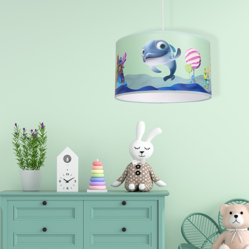 Dječji luster na sajli DOLPHIN 1xE27/60W/230V