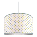Dječji luster na sajli DOTS ZELENA 1xE27/60W/230V