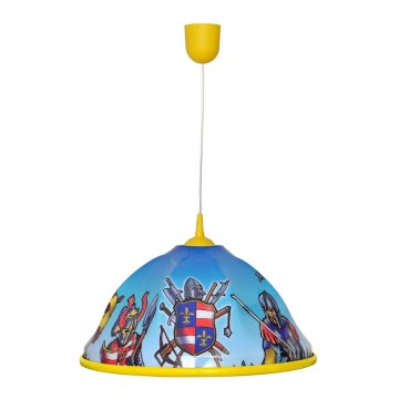 Dječji luster na sajli KNIGHT 1xE27/15W/230V