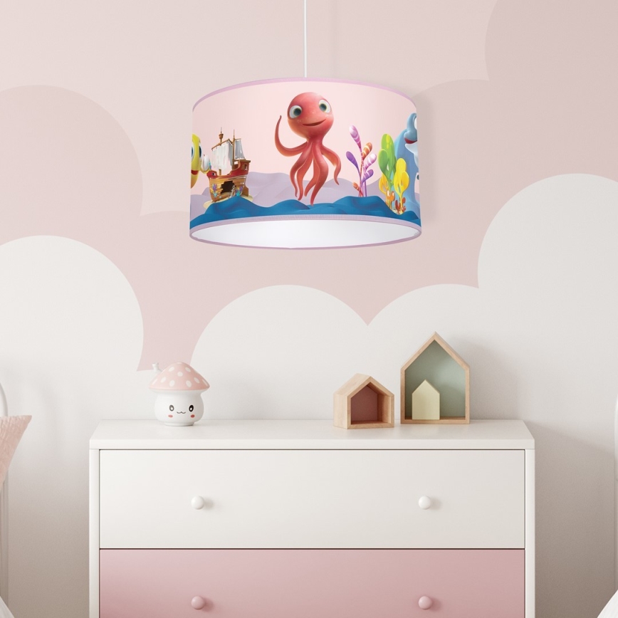 Dječji luster na sajli OCTOPUS 1xE27/60W/230V