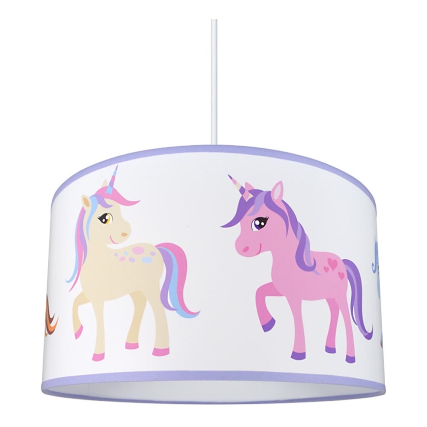 Dječji luster na sajli PONY/UNICORN  1xE27/60W/230V