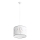 Dječji luster na sajli PRINCESS 1xE27/15W/230V pr. 40 cm princeza