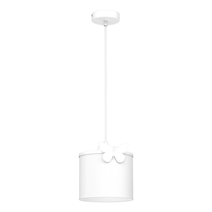 Dječji luster na sajli SWEET 1xE27/15W/230V bijela/leptir