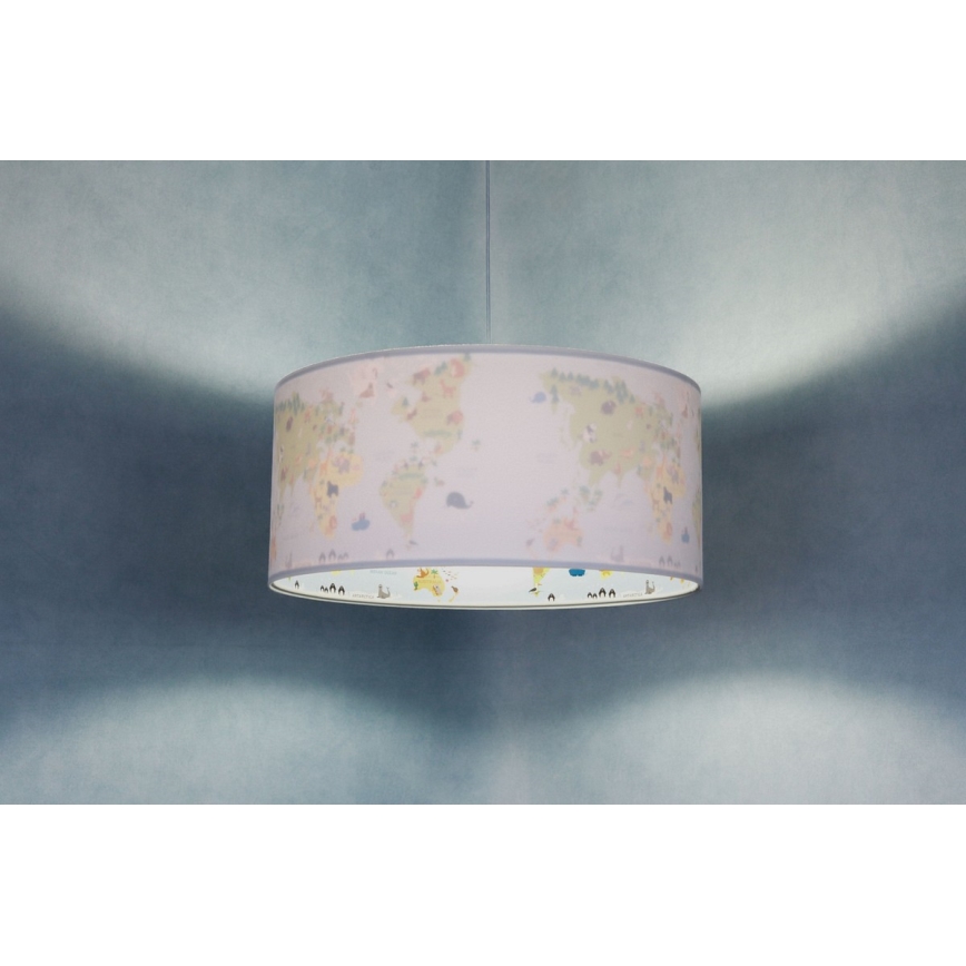 Dječji luster na sajli SWEET DREAMS 1xE27/60W/230V pr. 30 cm