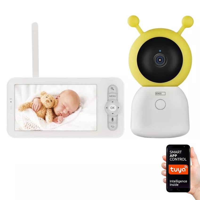 Dječji monitor s kamerom GoSmart 5V Wi-Fi Tuya