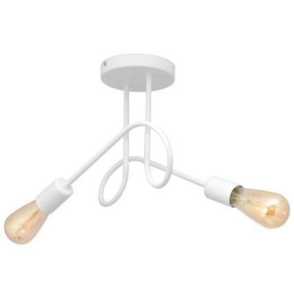 Dječji nadgradni luster OXFORD 2xE27/15W/230V bijela