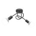Dječji nadgradni luster OXFORD 2xE27/15W/230V siva