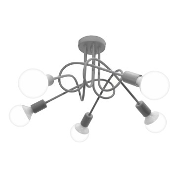 Dječji plafonski luster OXFORD 5xE27/15W/230V