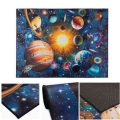 Dječji protuklizni tepih PRINT 3D 120x160 cm planeti/šaren