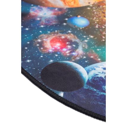 Dječji protuklizni tepih PRINT 3D 80 cm planeti/višebojan