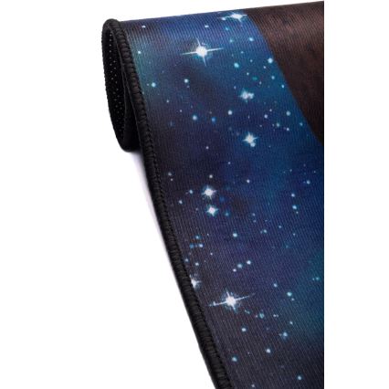 Dječji protuklizni tepih PRINT 3D 80x150 cm planete/šarena