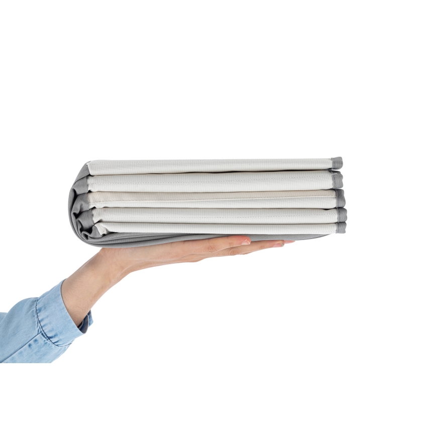 Dječji suhi bazen s lopticama promjera 80 cm bijela/siva