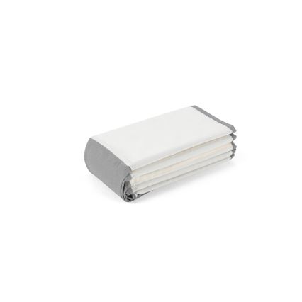 Dječji suhi bazen s lopticama promjera 80 cm bijela/siva