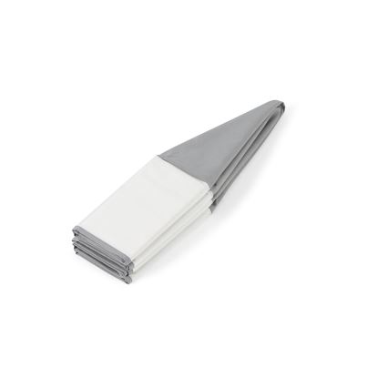 Dječji suhi bazen s lopticama promjera 80 cm bijela/siva