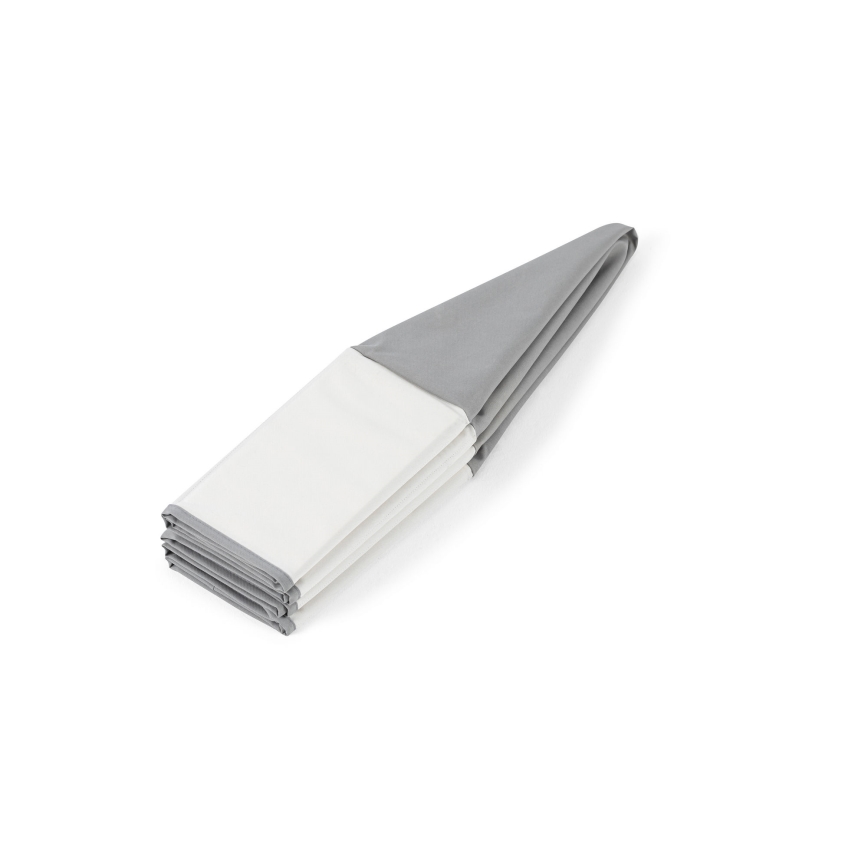 Dječji suhi bazen s lopticama promjera 80 cm bijela/siva