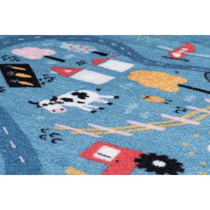 Dječji tepih STELLA STREETS 100x150 cm plava/grad