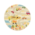 Dječji tepih STELLA STREETS 120 cm bež/grad