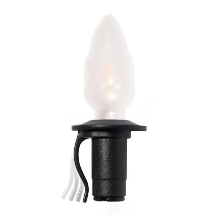 Produžni LED vanjski niz CONE FILAMENT 20xE10 14m u boji/toplo bijela IP44, Proizvedeno u Češkoj