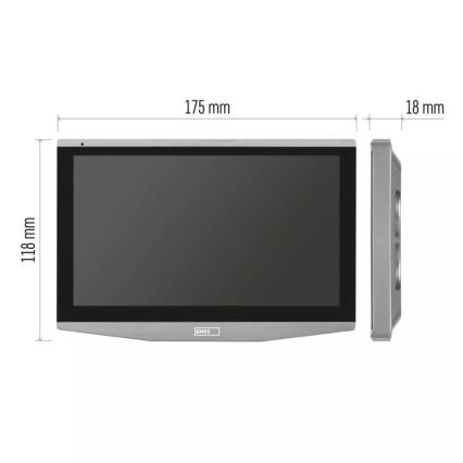 Dodatni monitor za video zvono GoSmart 12V Wi-Fi Tuya