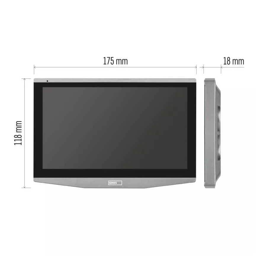 Dodatni monitor za video zvono GoSmart 12V Wi-Fi Tuya