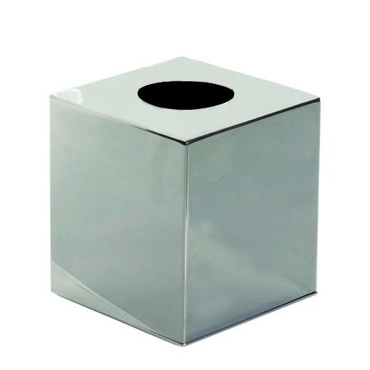 Dozator za papirnate maramice 12x13 cm srebrne boje