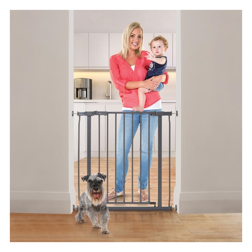 Dreambaby - Sigurnosna pregrada AVA 75-81 cm siva