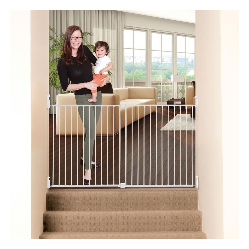 Dreambaby - Sigurnosna pregrada BROADWAY 76-134,5 cm bijela