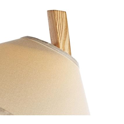 Drvena podna lampa 1xE27/60W/230V masivan/jasen