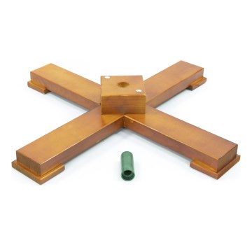 Drveni stalak za božićno drvce s promjerom držača 33 mm