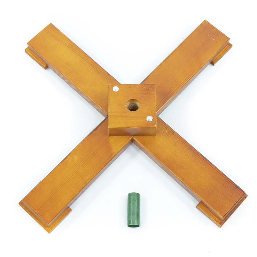 Drveni stalak za božićno drvce s promjerom držača 33 mm